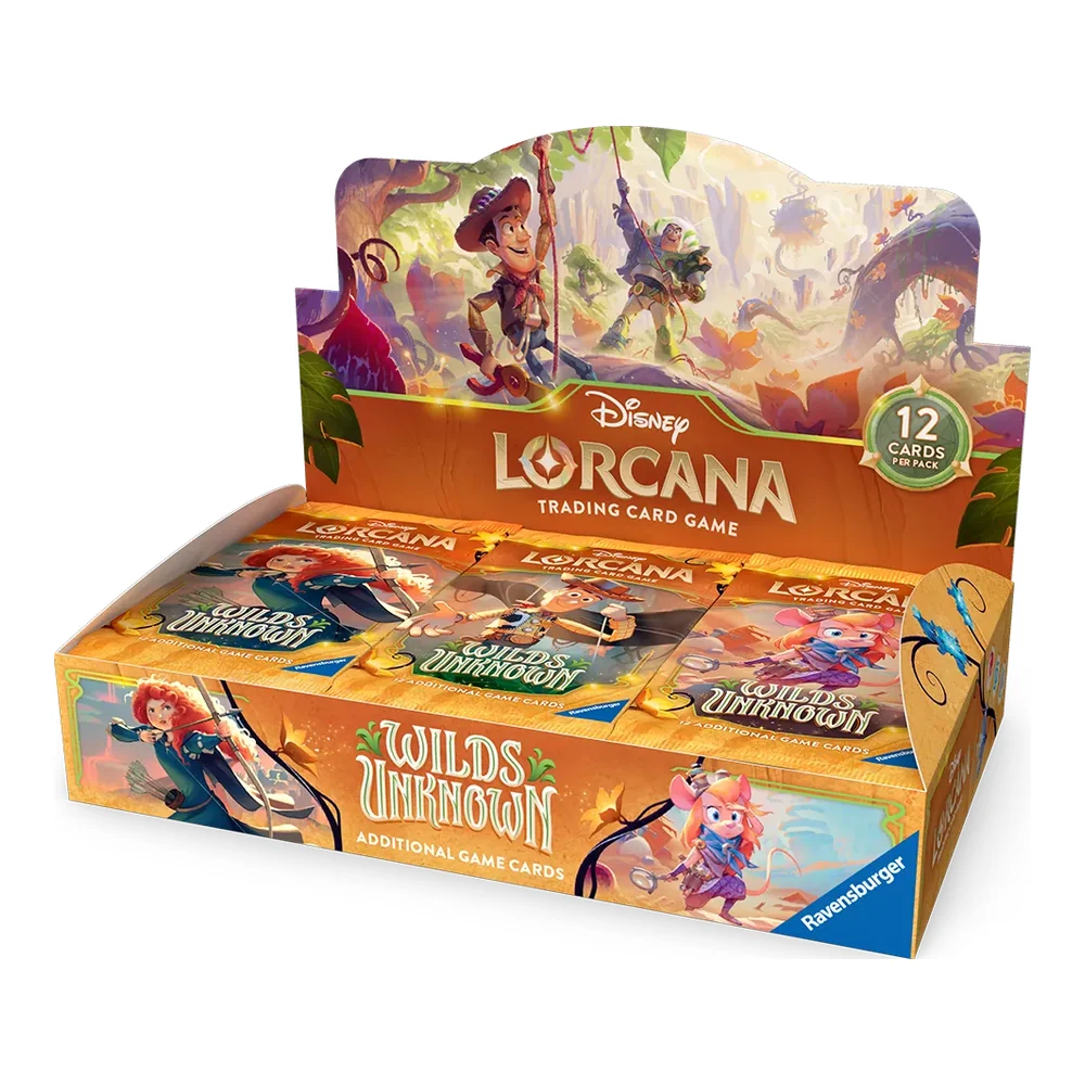 Disney Lorcana — Wilds Unknown — Booster Box (24 packs, DE)
