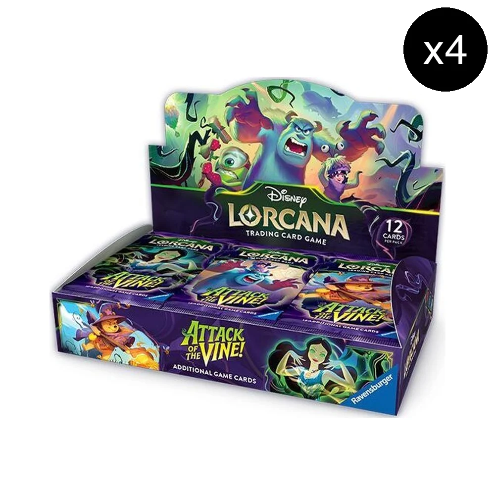 Disney Lorcana — Attack of the Vine! [x4] Sealed Case (IT)