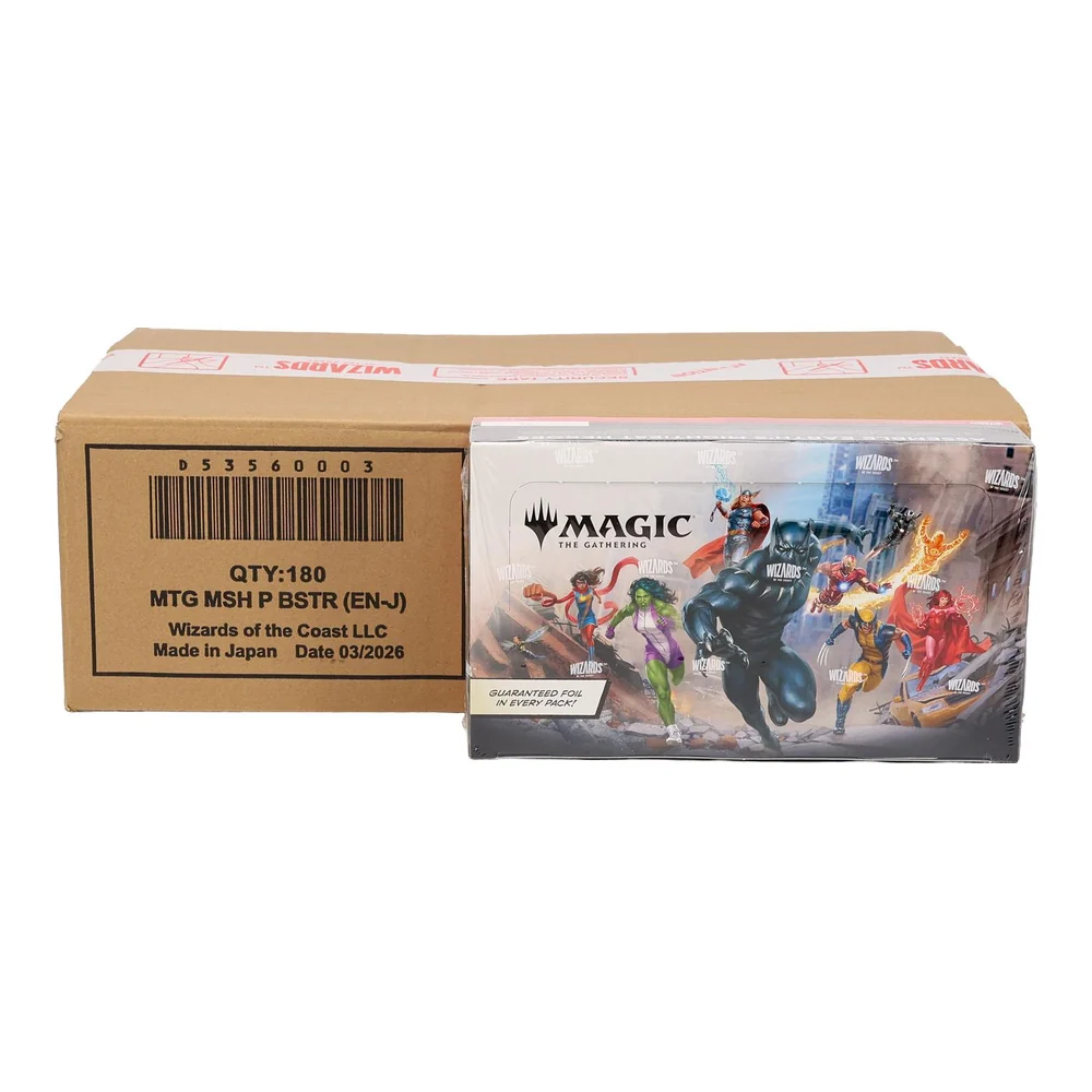 MTG — Marvel Super Heroes Play Booster Display [x6] Sealed Case (IT)